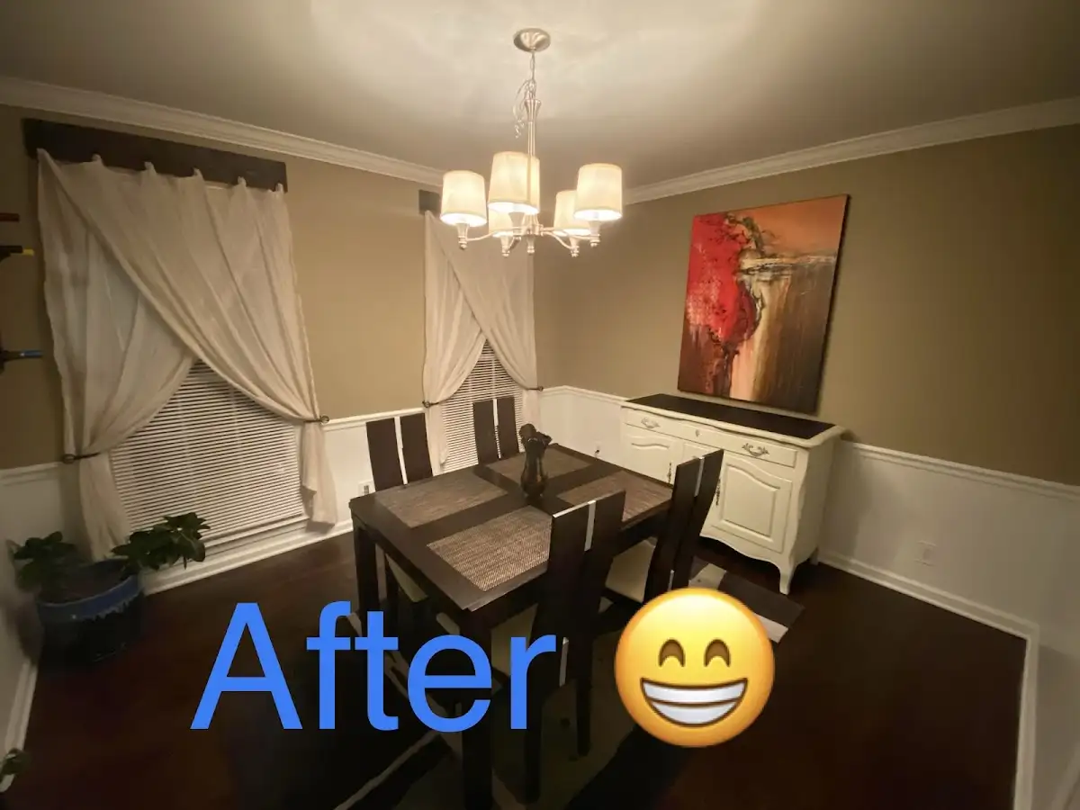 Professional dining room restoration after water damage in Highland